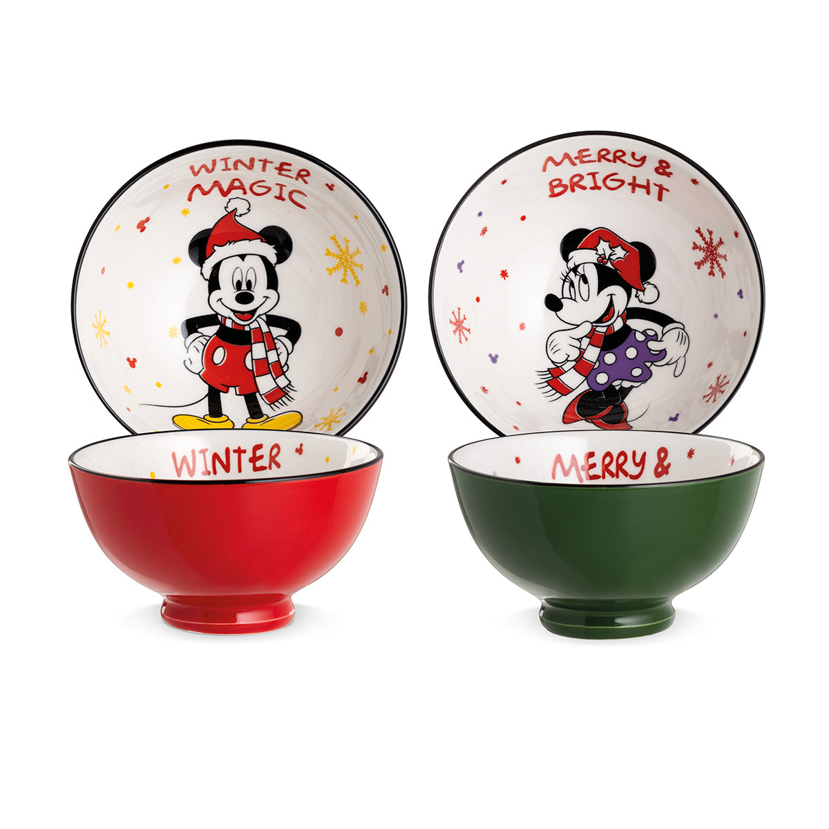Coppette Colazione. Winter Magic. Mickey & Minnie Mouse collezione EGAN
