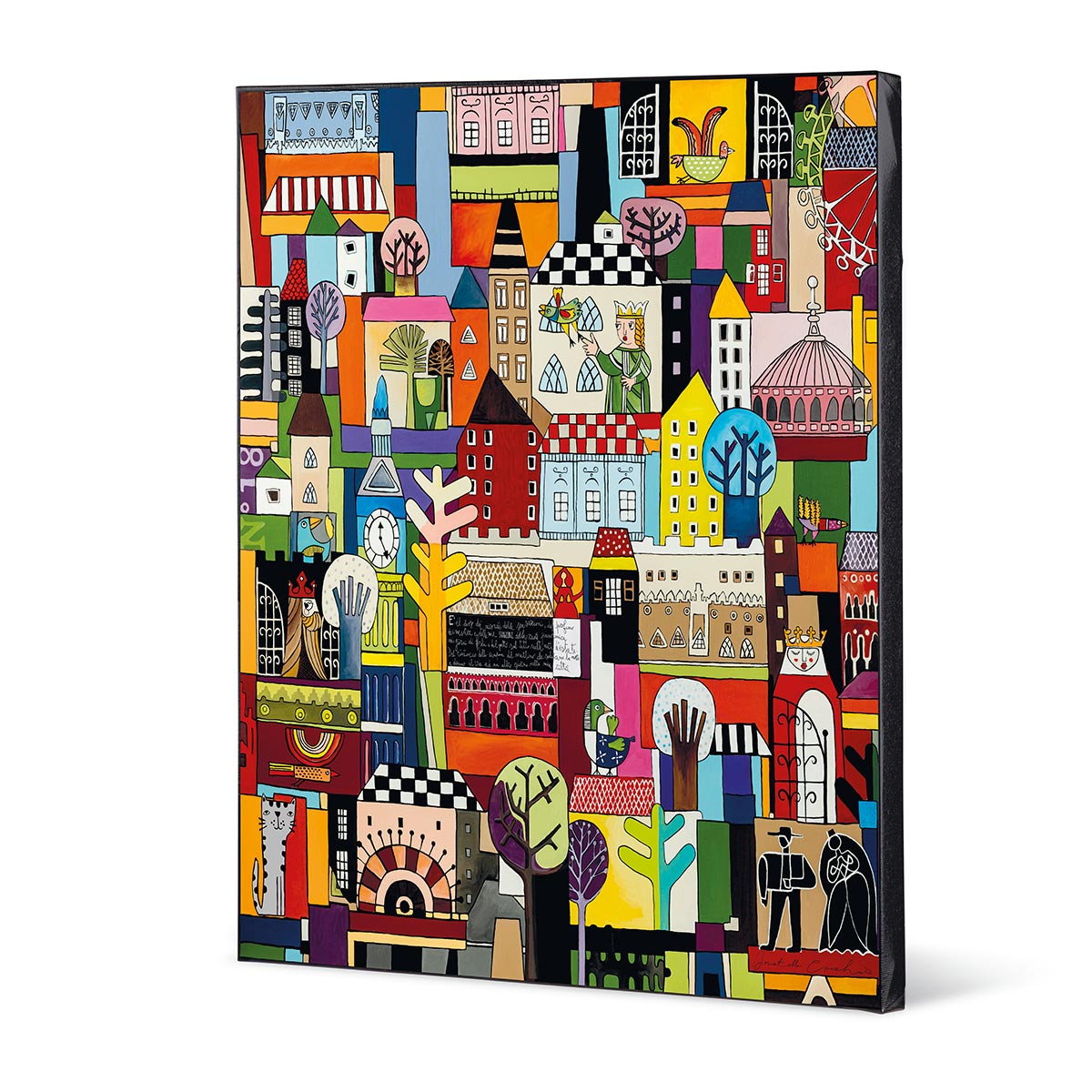 Quadro d'Autore "Nella mia città" Collezione EGAN