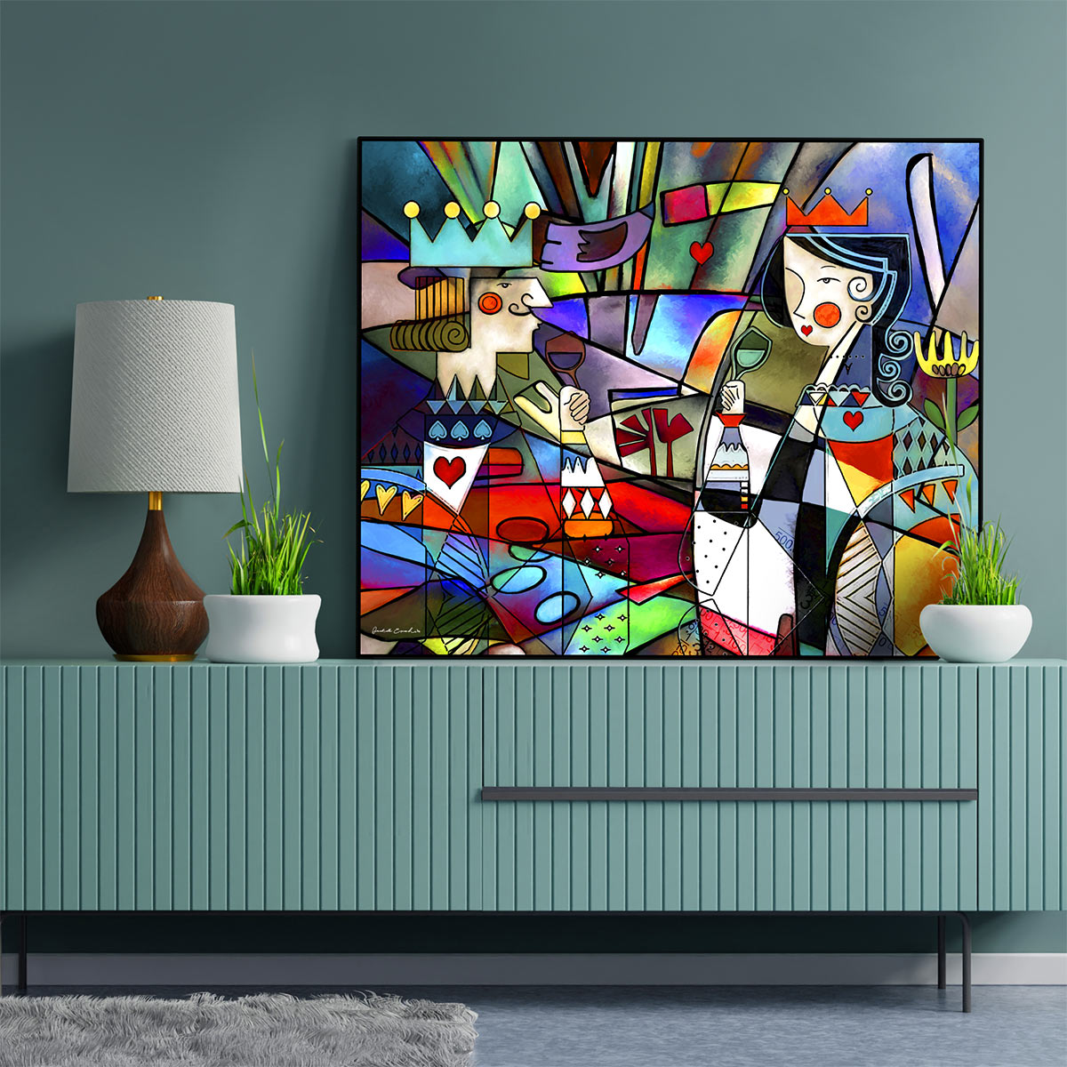 Quadro d'Autore "Sei tu il mio Re! Sei tu la mia Regina" - Collezione EGAN