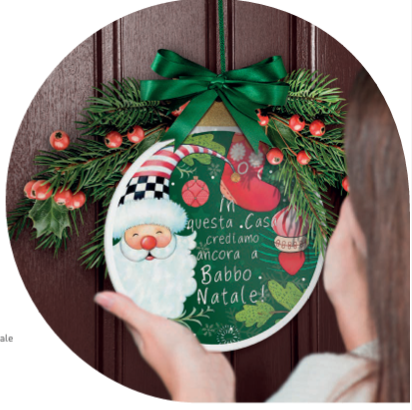 Decorazione Formella Natalizia per Porta EGAN