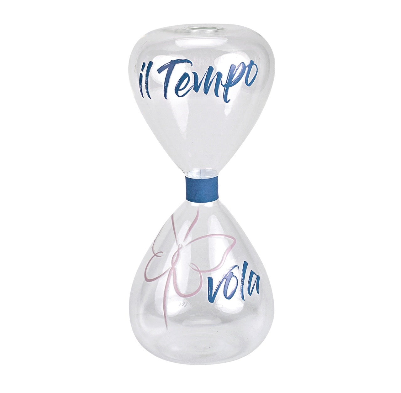PROFUMATORE/VASO IN VETRO PIREX CON MESSAGGIO POSITIVE TIME DI WALD