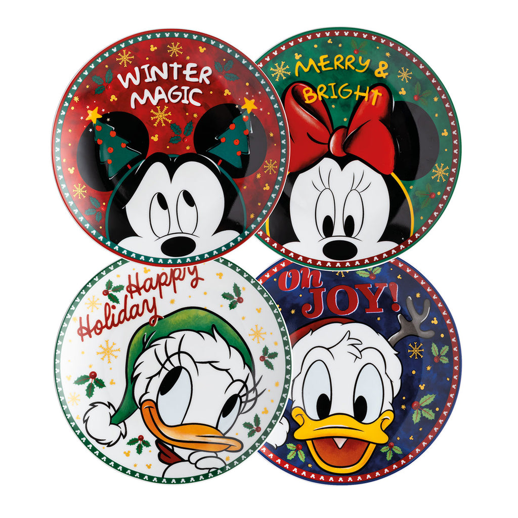 Piatti Dessert Winter Magic. Disney. Collezione EGAN
