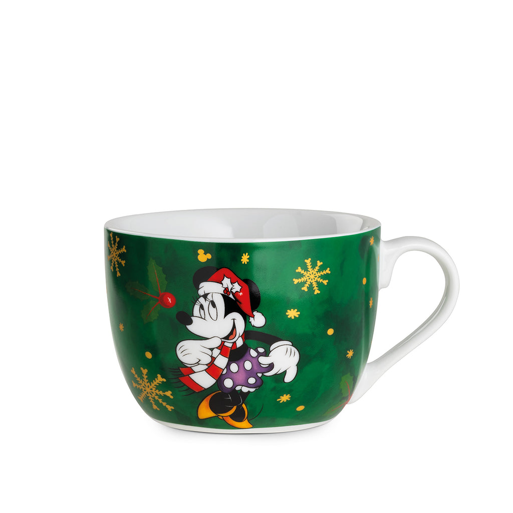 Tazza Colazione Natalizia Disney Minnie Mouse EGAN